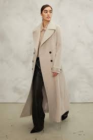 The long cream coat from the photo